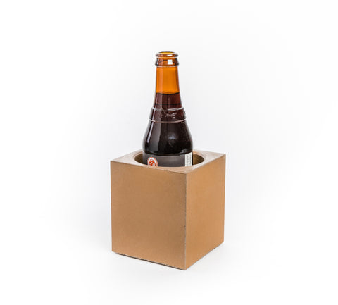 Concrete Beer Chiller (butter color)
