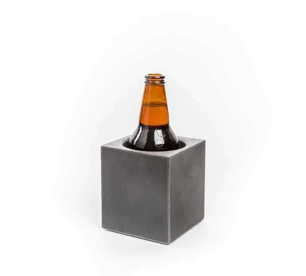 Concrete Beer Chiller (pepper color)