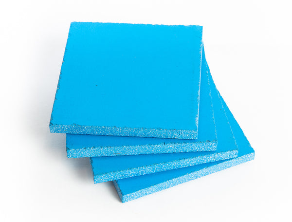 Concrete Beverage Coasters (sky color)