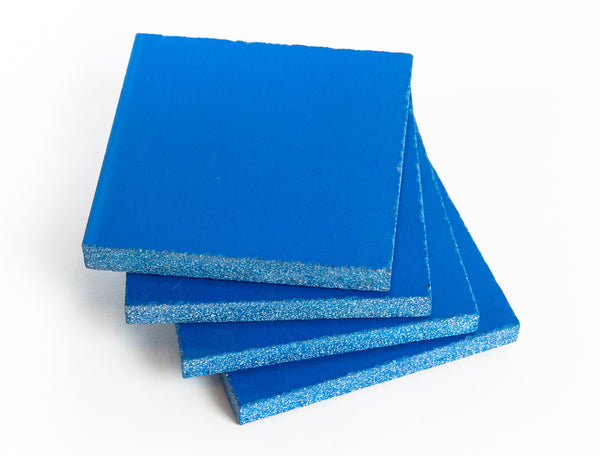 Concrete Beverage Coasters (ocean color)