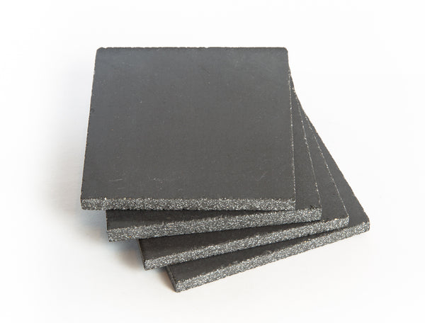 Concrete Beverage Coasters (pepper color)