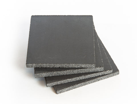 Concrete Beverage Coasters (pepper color)