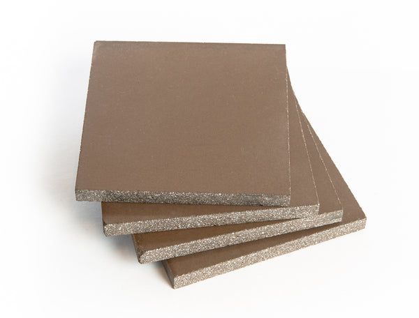 Concrete Beverage Coasters (tobacco color)