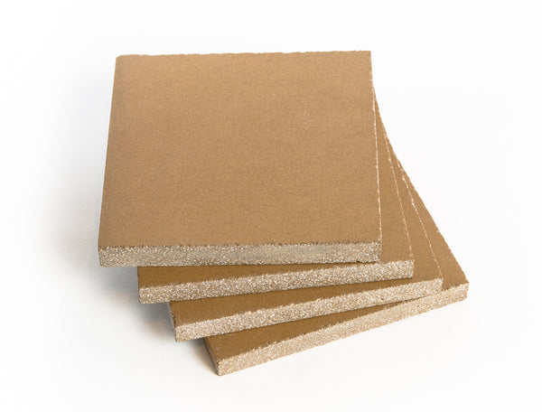 Concrete Beverage Coasters (butter color)