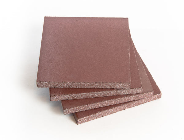 Concrete Beverage Coasters (plum color)