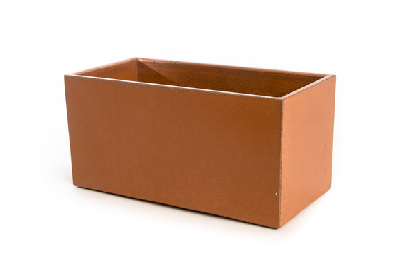 Medium Concrete Planter (papaya color)