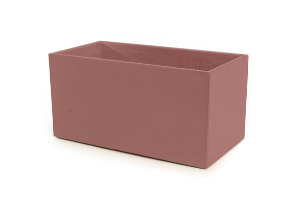 Medium Concrete Planter (plum color)
