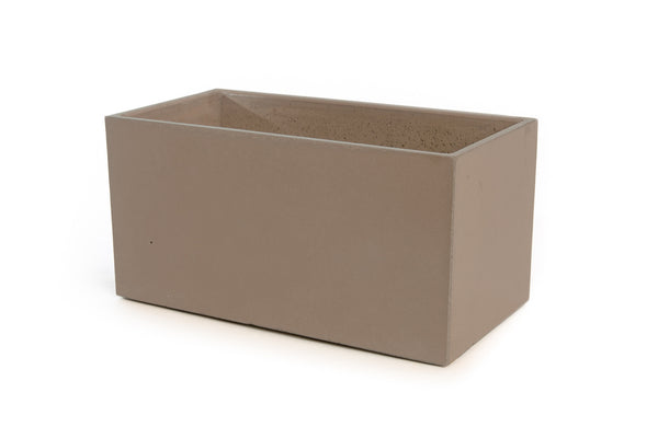 Medium Concrete Planter (tobacco color)